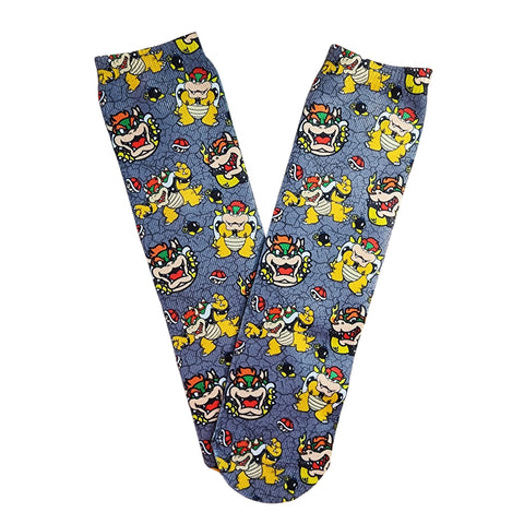 King Bowser Toss Socks