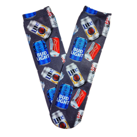 Beer Cans Socks