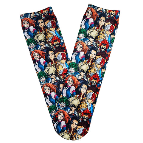 My Hero Academia Faces Socks - Sweet Reasons