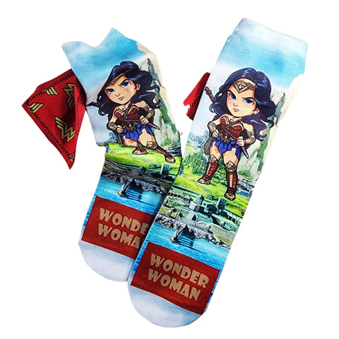 Wonder Woman Cape Socks