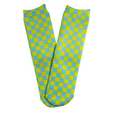 Neon Checkered Socks