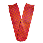 Neon Checkered Socks