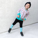 Icy Faux Glitter Socks, Winter Colors