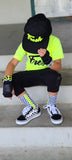Neon Yellow Check YaSelf Socks - Sweet Reasons