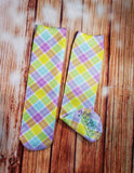 Spring Plaid Socks - Sweet Reasons