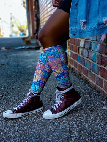 Graffiti Socks - Sweet Reasons