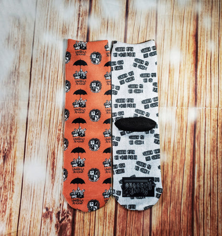Umbrella Academy Socks - Sweet Reasons