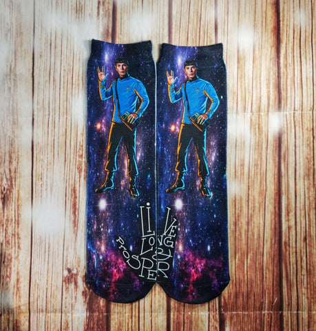 Live Long & Prosper Socks - Sweet Reasons