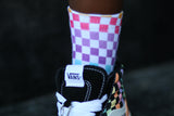 Rainbow Checkered Socks - Sweet Reasons