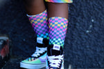 Rainbow Checkered Socks - Sweet Reasons