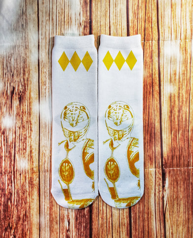 White Ranger Socks - Sweet Reasons