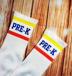 School Tube Socks: Choose Your Grade, Phrase or Name! - Sweet Reasons
