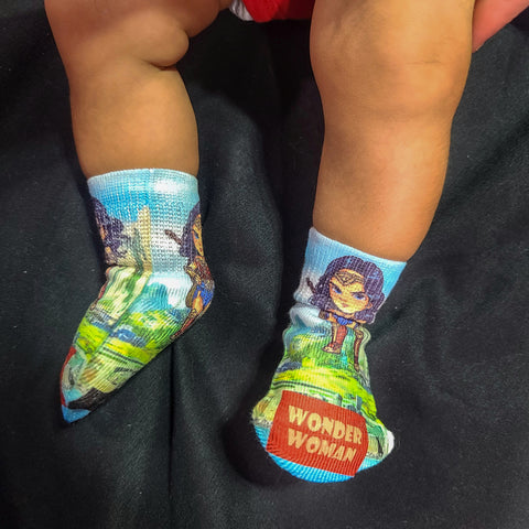 Wonder Woman Chibi Socks - Sweet Reasons