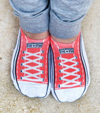 Red Converse Inspired Socks - Sweet Reasons
