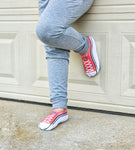 Red Converse Inspired Socks - Sweet Reasons