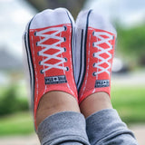 Red Converse Inspired Socks - Sweet Reasons