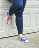 Rainbow Converse Inspired Socks - Sweet Reasons