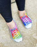 Rainbow Converse Inspired Socks - Sweet Reasons