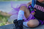 Purple & Pastels Mermaid Scales Socks - Sweet Reasons