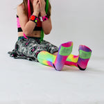 Neon Tie Dye Socks - Sweet Reasons