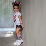 Red Check YaSelf Socks - Sweet Reasons