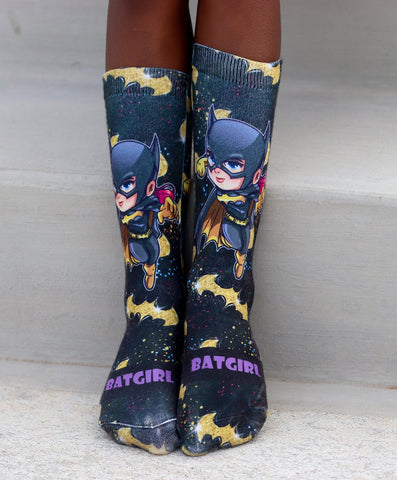 Batgirl Chibi Socks - Sweet Reasons