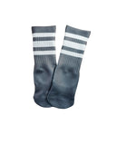 Gray Full Colored Tube Socks - Sweet Reasons