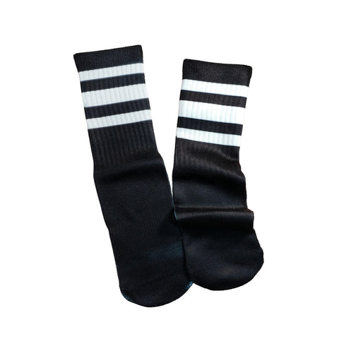 Black Full Colored Tube Socks - Sweet Reasons