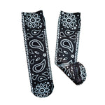 Charcoal Bandana Socks - Sweet Reasons