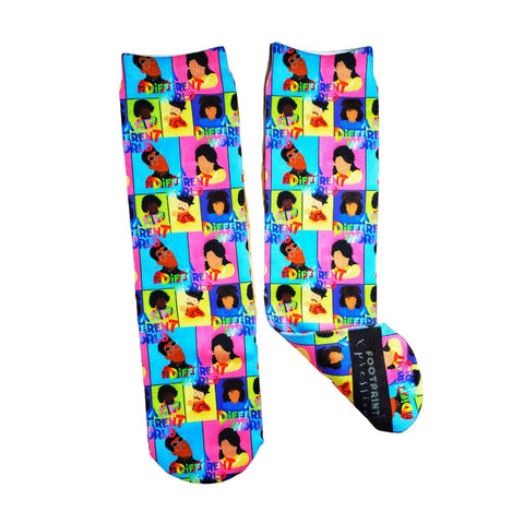 A Different World Socks - Sweet Reasons