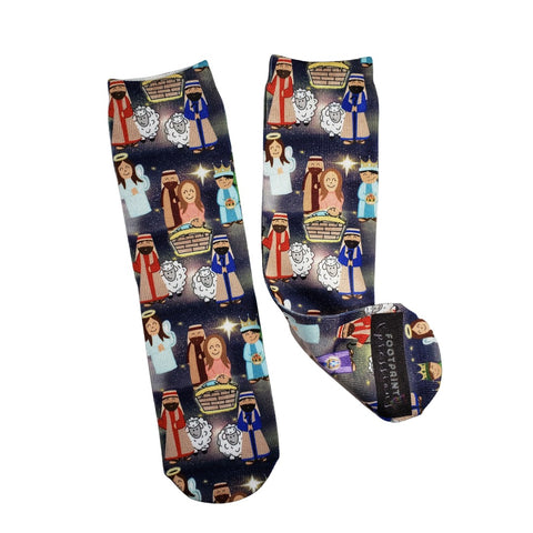 Nativity Scene Socks - Sweet Reasons