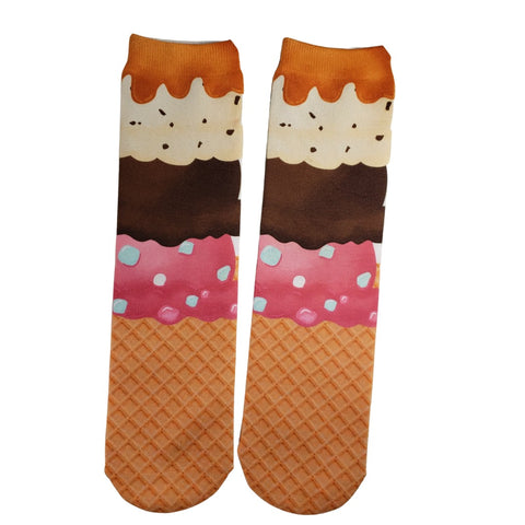 Ice Cream Cone Socks - Sweet Reasons