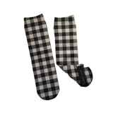 Gray Buffalo Plaid Socks - Sweet Reasons