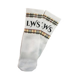 Designer Plaid Tube Socks (Leave Initials In Notes At Checkout) - Sweet Reasons