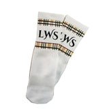 Designer Plaid Tube Socks (Leave Initials In Notes At Checkout) - Sweet Reasons