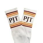Fall Stripes Tube Socks (Leave Initials In Notes At Checkout) - Sweet Reasons