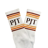 Fall Stripes Tube Socks (Leave Initials In Notes At Checkout) - Sweet Reasons