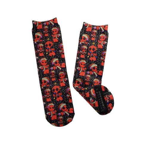 Deadpool Christmas Socks - Sweet Reasons