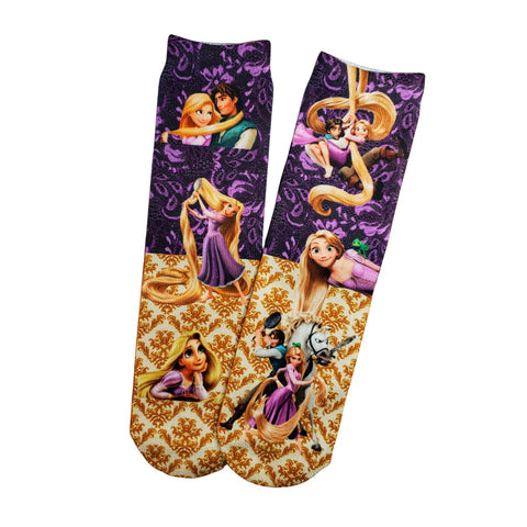 Long Hair Don't Care Princess Socks - Sweet Reasons