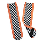 Coral Check YaSelf Socks - Sweet Reasons