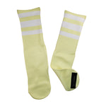 Pastel Yellow Tube Socks - Sweet Reasons