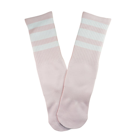 Pastel Pink Tube Socks - Sweet Reasons