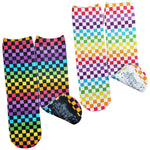 Rainbow Checkered Socks - Sweet Reasons