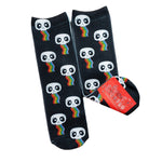 Rainbow Skull Vomit Socks - Sweet Reasons