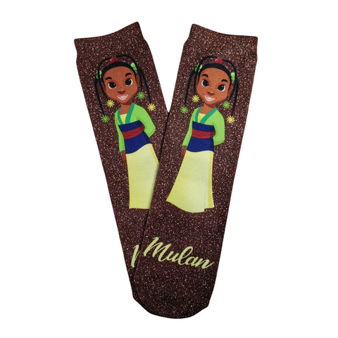 Princesses For The Culture Mulan Socks - Sweet Reasons