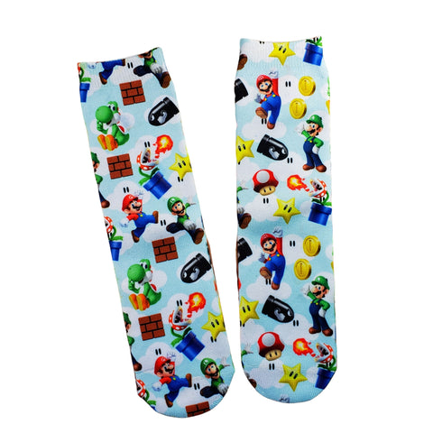 Mario Collage Socks - Sweet Reasons