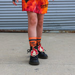 Neon Orange PND Tube Socks - Sweet Reasons