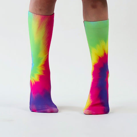 Neon Tie Dye Socks - Sweet Reasons
