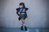 Fall Retro Tube Socks - Rust, Olive, Dark Gray - Sweet Reasons