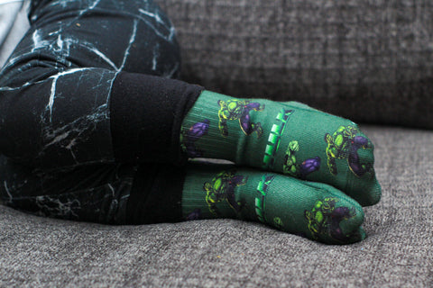 Incredible Hulk Socks - Sweet Reasons